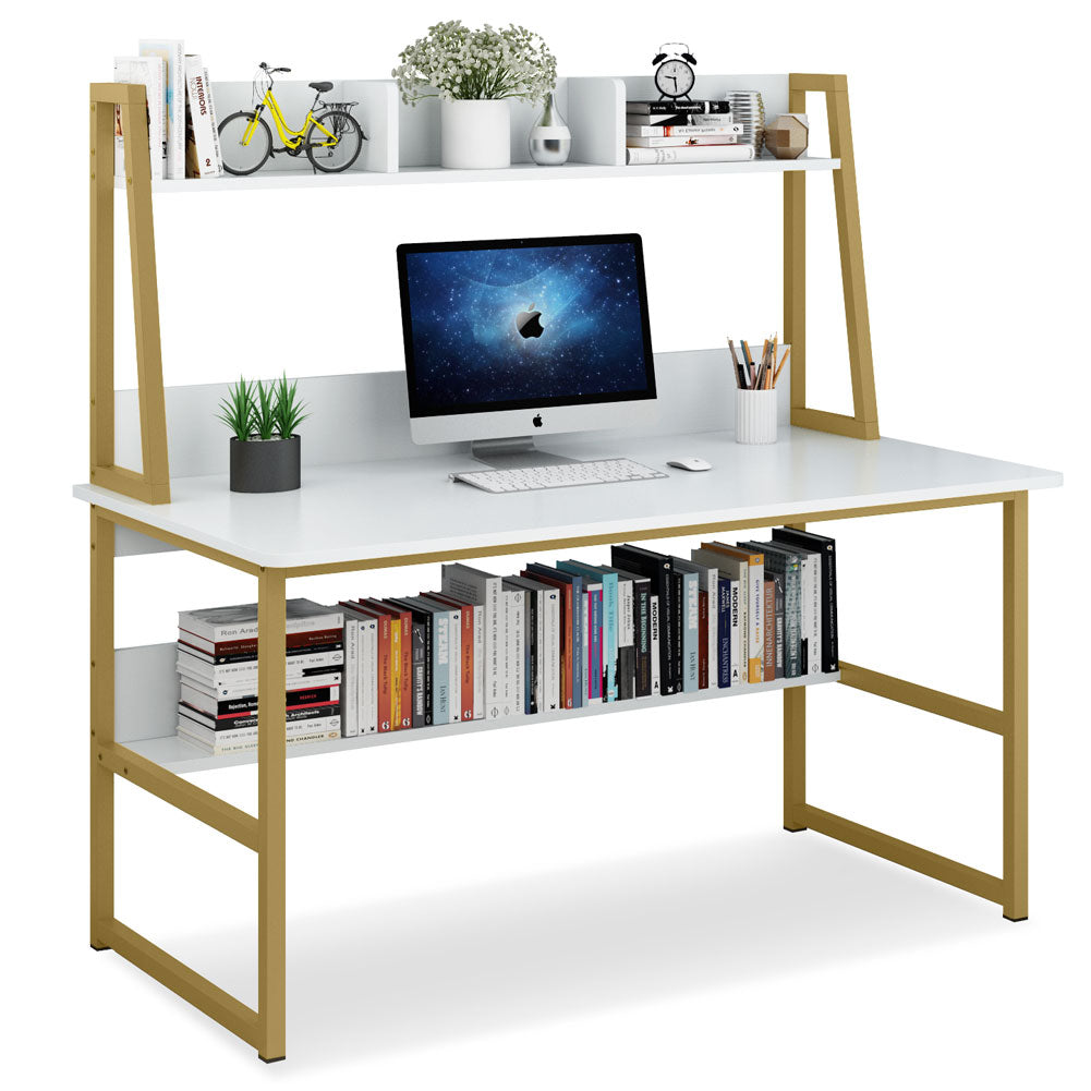 Computer Desk with Hutch